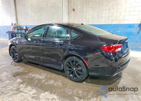 2015 Chrysler 200 S z USA, uszkodzony, nr VIN 1C3CCCDG3FN610634